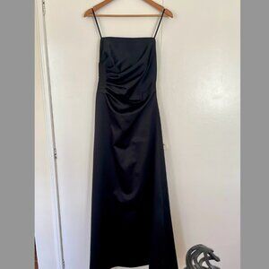 Black Strapless Gown By Aqua Dress